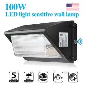 NG-WP-100W-1 KUKUPPO Led Wall Pack Light Dusk Dawn Sensor