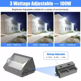NG-WP-100W-AL60 KUKUPPO Led Wall Pack Lights #3