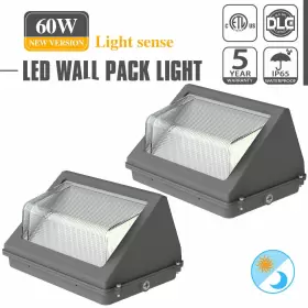 NG-WP-60W2-5K-120V KUKUPPO Pack Led Wall Light Dusk Dawn