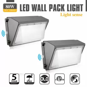 NG-WP-80W-5K-P-120V-2PCS KUKUPPO Led Wall Pack Light Dusk