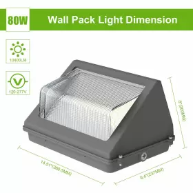 NG-WP-80W-5K-P-120V-4PCS KUKUPPO Led Wall Pack Light Security #2