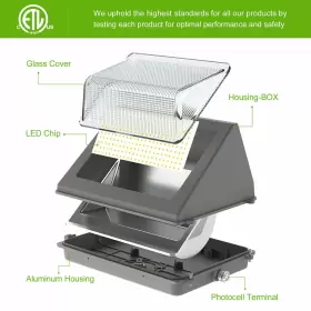 NG-WP-80W-5K-P-120V-4PCS KUKUPPO Led Wall Pack Light Security #3