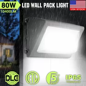 NG-WP-80W-5K-P KUKUPPO Led Wall Pack Lights Photocell