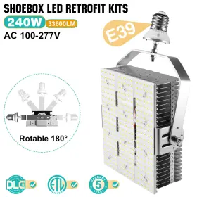 NGRK-240W-57K-120V KUKUPPO Led Parking Light Shoebox Retrofit