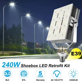 NGRK-240W-5K-120V KUKUPPO Led Shoebox Retrofit Light Fixture