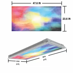 281938899455 LANQIAO Fluorescent Light Covers Classroom #3