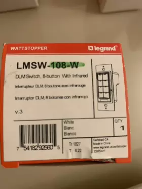 LMSW-108-W LEGRAND Wattstopper Dlm Switch Infrared #2