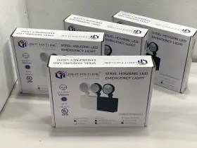 El-stled-w-st LFI Nyc Led Steel Emergency Lights