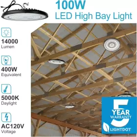 696395778305 LIGHTDOT Led High Bay Light Eqv Hps #2