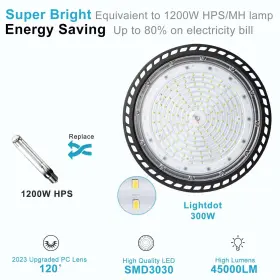 LUFO-27 LIGHTDOT Led High Bay Light Eqv Hps Lig #3