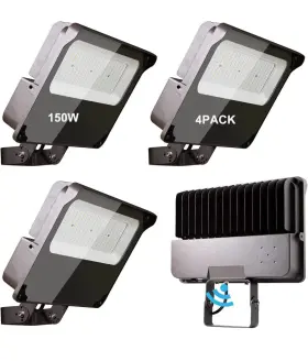 YRFL-200150-014AC LIGHTDOT Pack Led Flood Lights Photocell