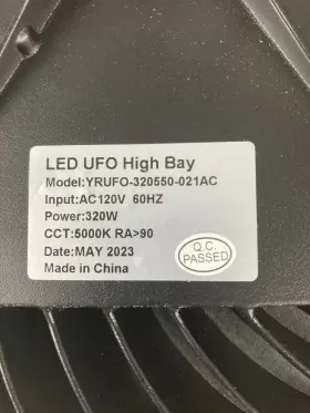 YRUFO-320550-021AC LIGHTDOT High Bay Led Ufo Light Box #3
