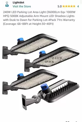 YSRB-240550-006 LIGHTDOT Led Parking Lights Pack Shoebox