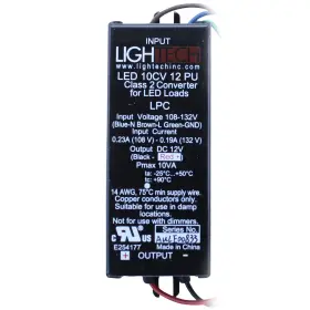 LED-10CV-12-PU LIGHTECH Voltage Dimming Driver
