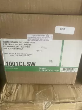 1001CLSW LIGHTOLIER Wall Washer Reflector Light Lytecaster