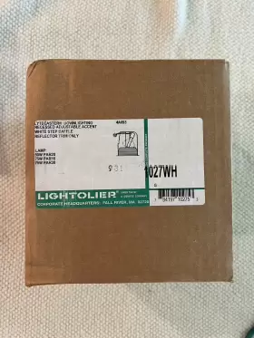 1027WH LIGHTOLIER Lytecaster Downlighting Recessed Recess