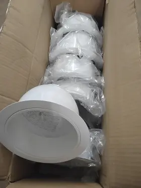 1176 LIGHTOLIER Recessed Recess Downlight Step Baffle Box #2