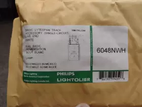 6048NWH LIGHTOLIER Track Light Fitting