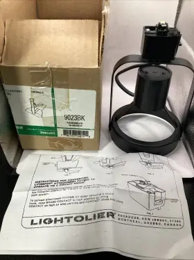 9023BK LIGHTOLIER Lytespan Par Ring Track Lighting