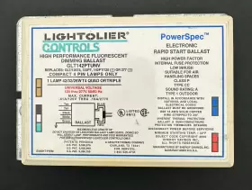 GLT242PTUNV LIGHTOLIER Fluorescent Dimming Ballast Lamp
