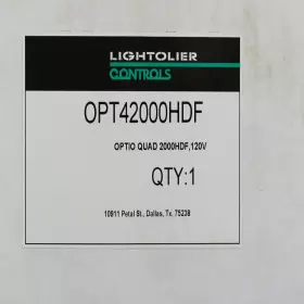 OPT42000HDF LIGHTOLIER Optio Powerspec Fluorescent Dimming #3
