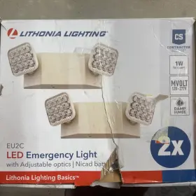 EU2C-CP2-M2 LITHONIA LIGHTING Led Emergency Light Square Ugly