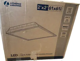 264M1R LITHONIA LIGHTING Led Lay Troffer Prismatic Lens