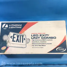 3CE34 LITHONIA LIGHTING Exit Sign Emergency Lights Fnfp