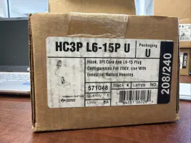 H3CP LIGHTING Lithonia Hook Cord Plug