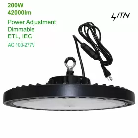 17098HBL01 LITN Ufo Led High Bay Light Dimmable Etl #3
