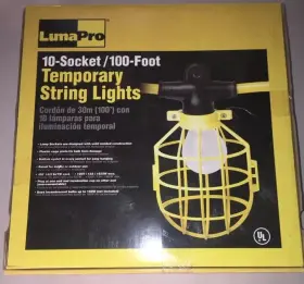 6YF73 LUMAPRO Socket Temporary Lights