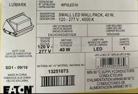 WPSLED10 LUMARK Halide Eqv Led Wall Pack #3