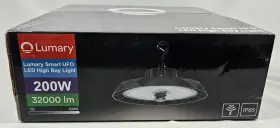 L-HB200B1 LUMARY Motion Sensing Ufo Led High Bay Light Remot