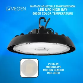 300W-H-TP-50K LUMEGEN Lled High Bay Wattage Plug Microwav #2