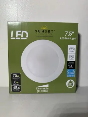 F8626-30 LUMINANCE Sunset Lighting Led Light Finish