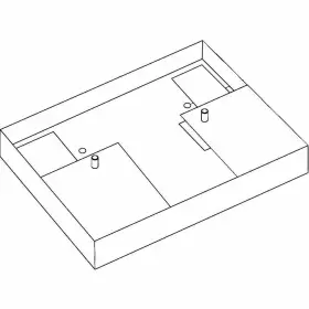 027557616645 LUTRON Cfl Jba Fab Adapter Plate Studded
