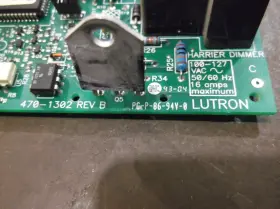 470-1302 LUTRON Dimmer Circuit Board #2