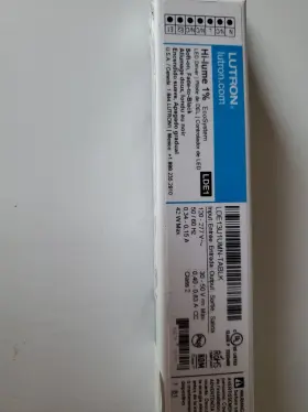 LDE13U1UMN-TABLK LUTRON Lume Led Driver Fade