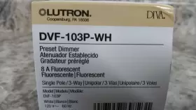 DVF-103P-WH LUTRON Lighting Dimmer #2