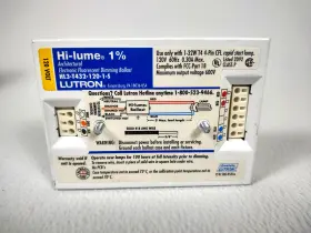 FDB-T426-120-1-S LUTRON Se Dimming Ballast Handling Wear