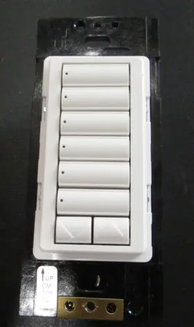 HQRA-W6BRL-WH LUTRON Homeworks Qs Switch Keypad