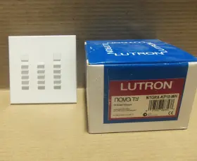 NTGRX-KP15-WH LUTRON Keypad Switch Panel Light Power Control
