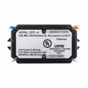 643129361609 LVS CONTROLS Epc Emergency Lighting Relay