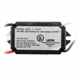 RRU-1-120V LVS CONTROLS Emergency Lighting Relay