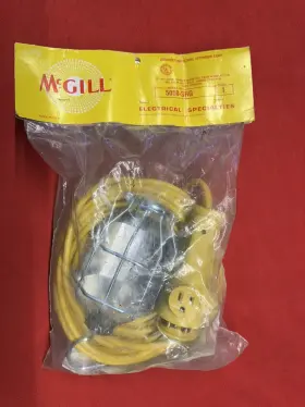 5050-SRG MCGILL Extension Troube Light Cord Receptacle Nos