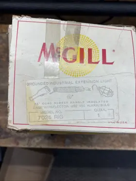 7025RIG MCGILL Rig Grounded Extension Light Cord