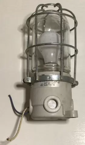 NO-600 MCGILL Levolier Lite Enclosed Lighting Fixture Caged