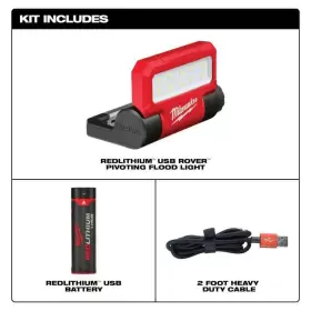 2114-21-48-11-2131 MILWAUKEE Flood Light Led Redlithium Usb #2
