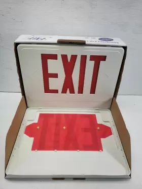 606112022994 MULE Single Double Led Light Emergency Exit Sign #3