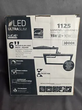 774891061210 NADAIR Ultra Led Recessed Recess Slime Dimmable